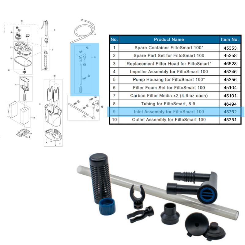 OASE FiltoSmart 60/100/200/300 Spare Parts