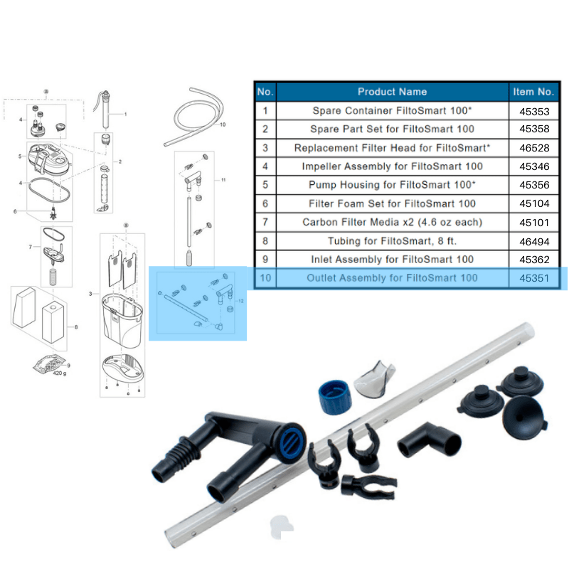 OASE FiltoSmart 60/100/200/300 Spare Parts