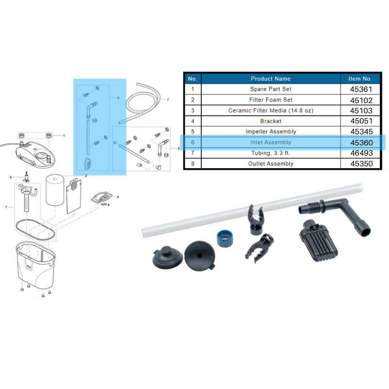 OASE FiltoSmart 60/100/200/300 Spare Parts