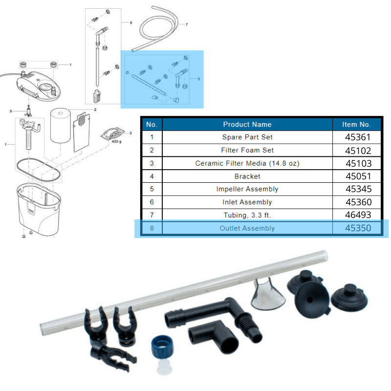 OASE FiltoSmart 60/100/200/300 Spare Parts