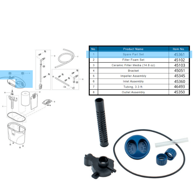 OASE FiltoSmart 60/100/200/300 Spare Parts