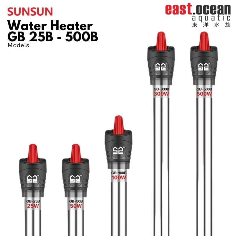 SUNSUN GB Aquarium Heater (stainless steel) (25 - 500w)