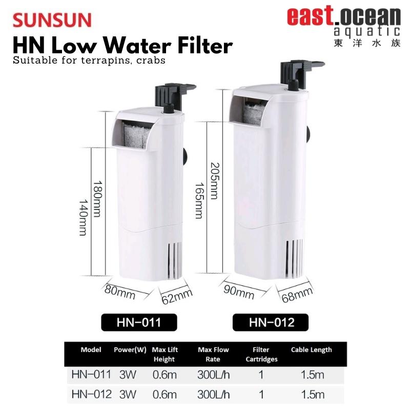 SUNSUN HN Low Water Level Internal Filter (For Turtle Tank)