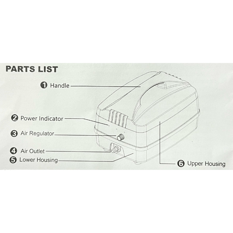 Hailea CP Series AC/DC Air pump (AC/DC Dual Use Air Pump)