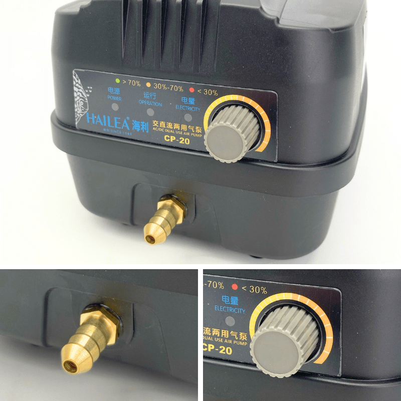 Hailea CP Series AC/DC Air pump (AC/DC Dual Use Air Pump)