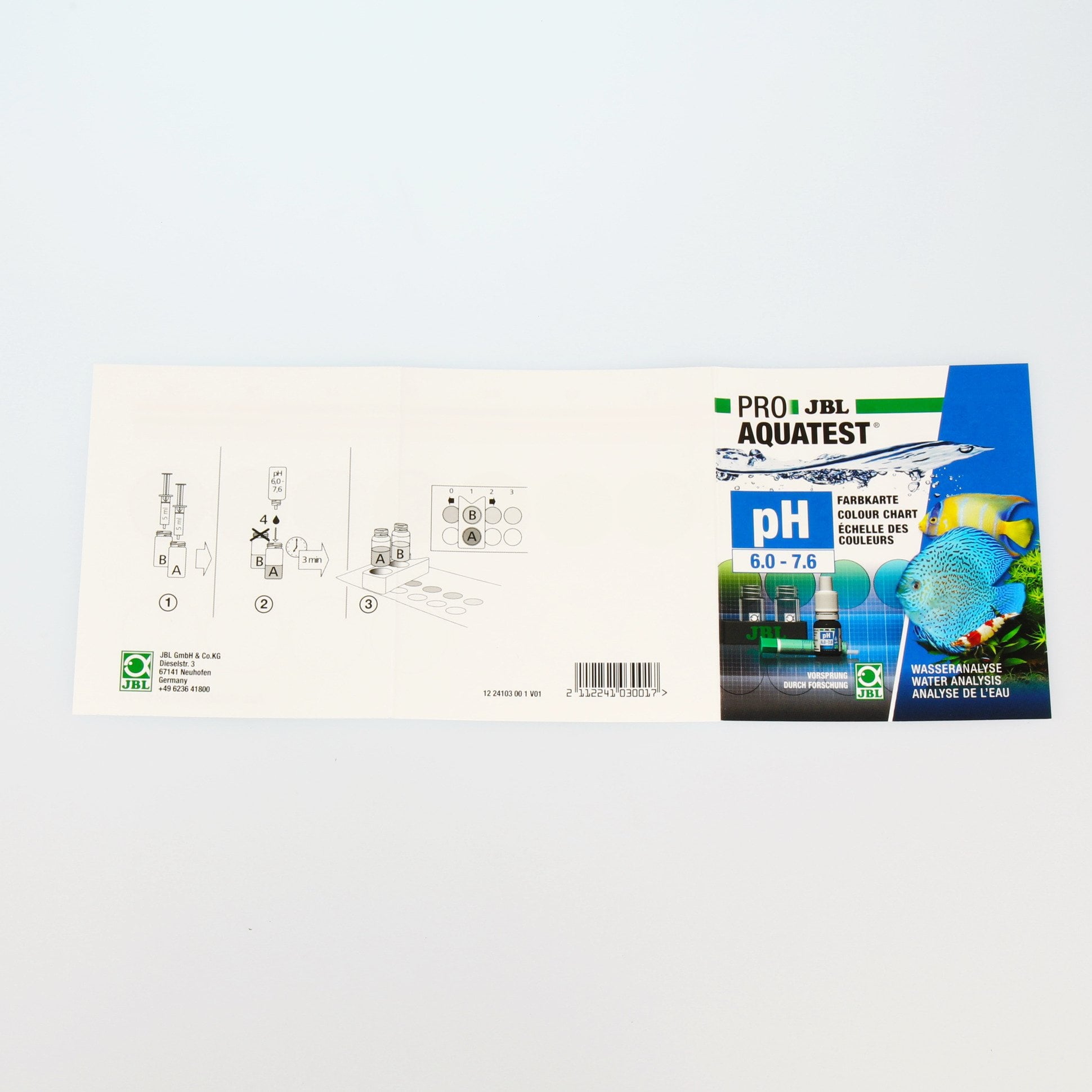 JBL Proaqua pH 6.0 - 7.6 test kit (Measure High pH)