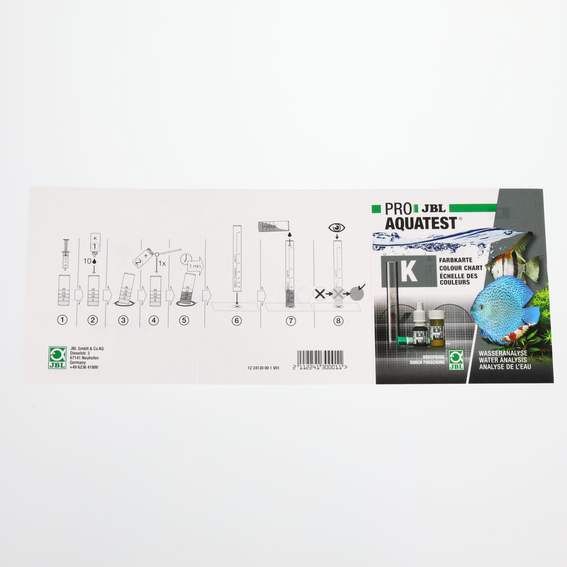 JBL ProAqua K test kit (Measures Potassium In Freshwater)