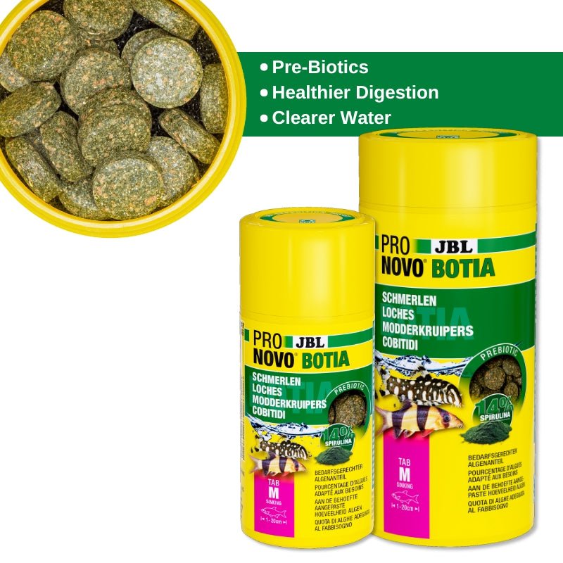 JBL ProNovo Botia Tab M (Spirulina Food Tabs)