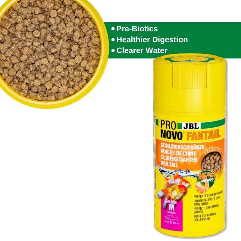 JBL ProNovo FanTail Grano S / M (Colour Enhancing Sinking Pellet For G