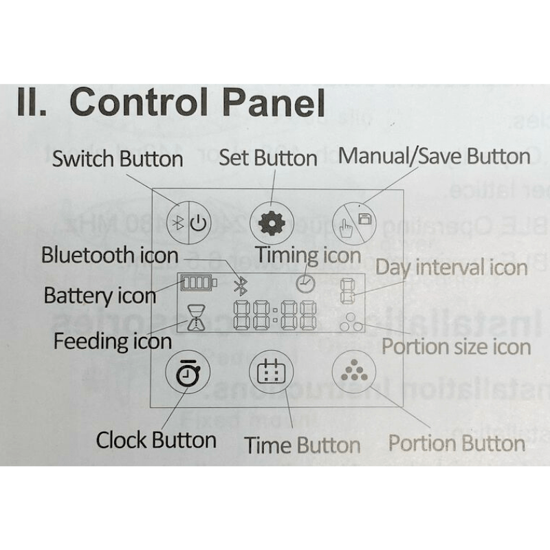 JEBAO DRF-20 Automatic food timer (many compartment for each feeding)