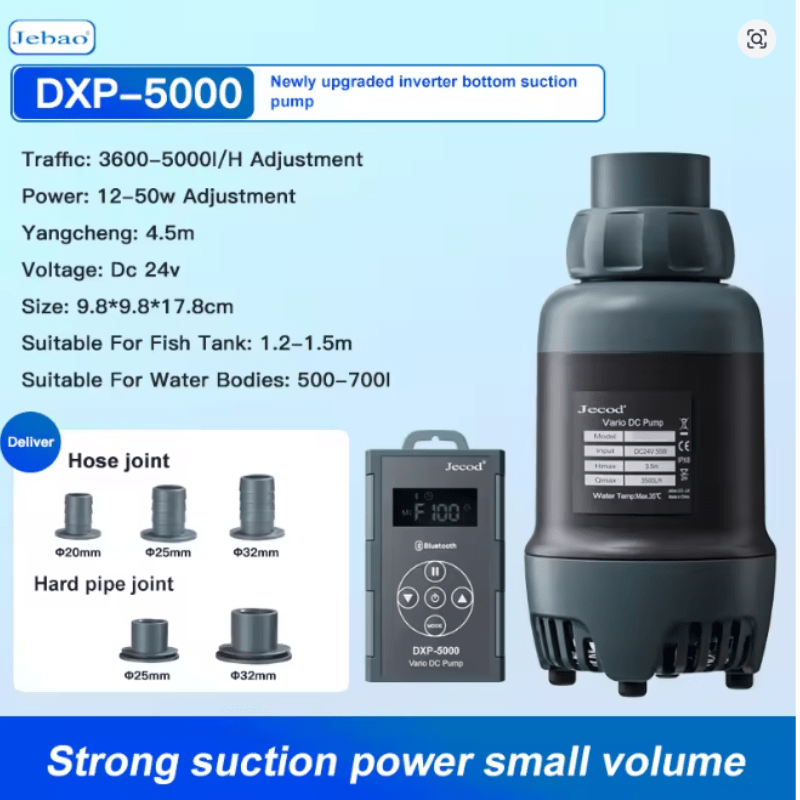 JEBAO DXP DC Pump - (Controller/Wi-Fi Dual Control)