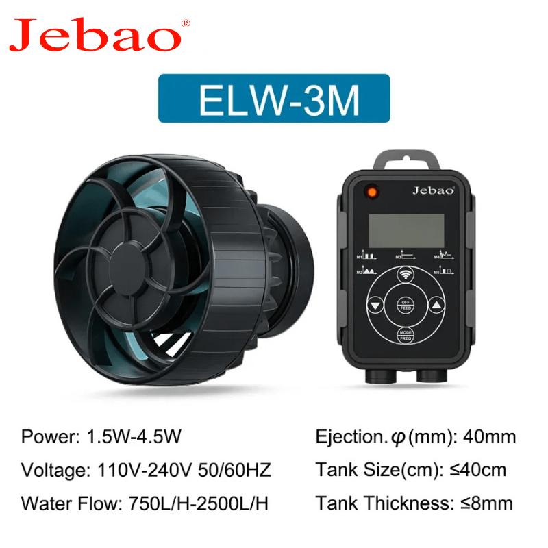JEBAO ELW Wavemaker - (3M,5M,10M,20M,30M) Controller/Wi-Fi Mobile phon