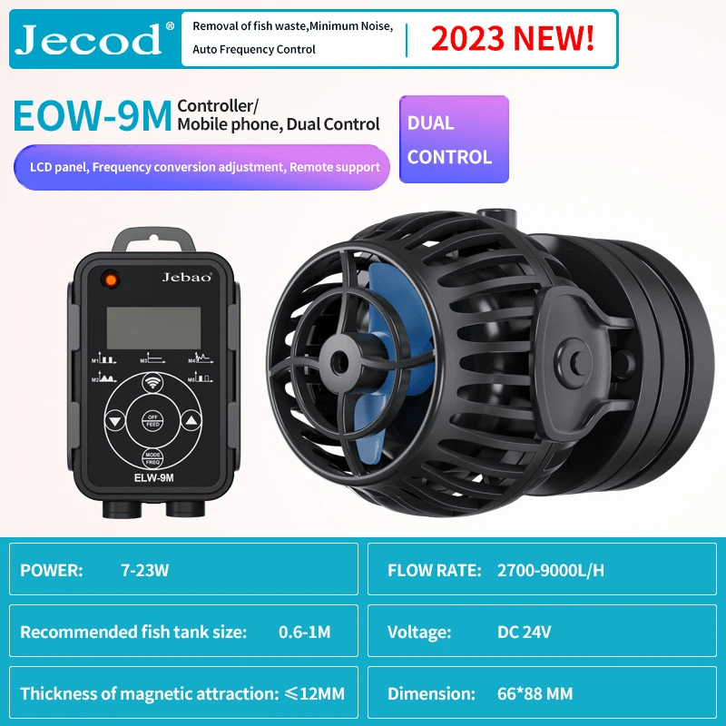 JEBAO EOW Wavemaker - (3M,5M,9M,16M,22M) Controller/Wi-Fi Mobile phone