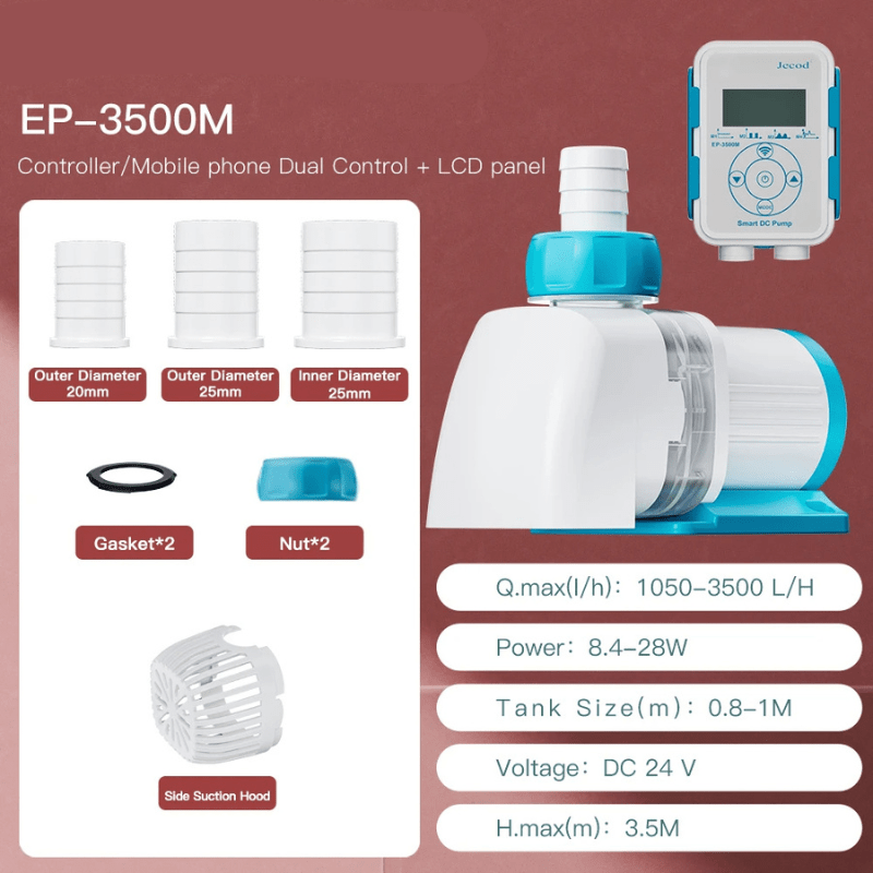 JEBAO EP Water Pump - Controller/Mobile phone Dual Control (Remote + I