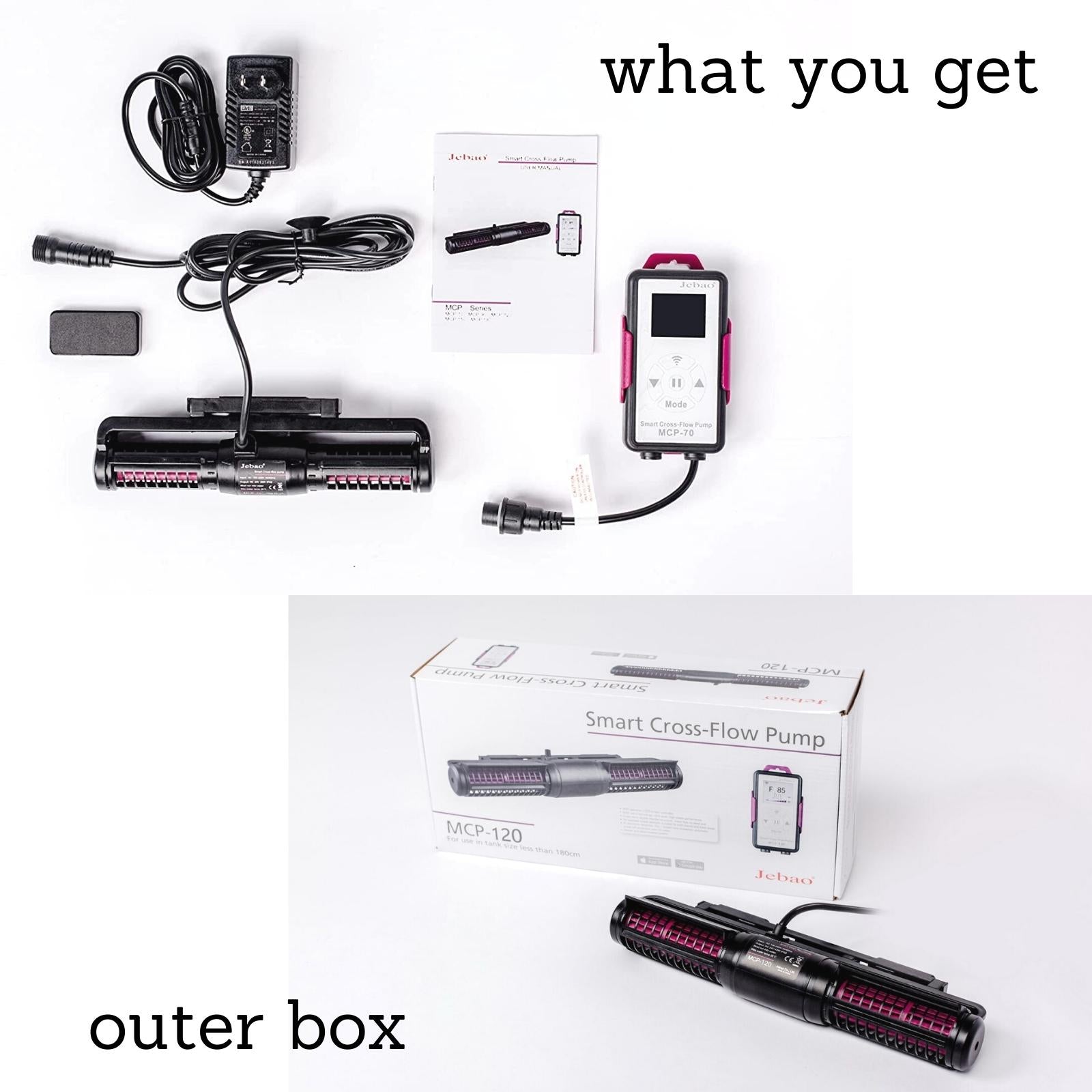 Jebao Crossflow Wavemaker (WIFI) MCP-90 MCP-120 MCP150 MCP 180