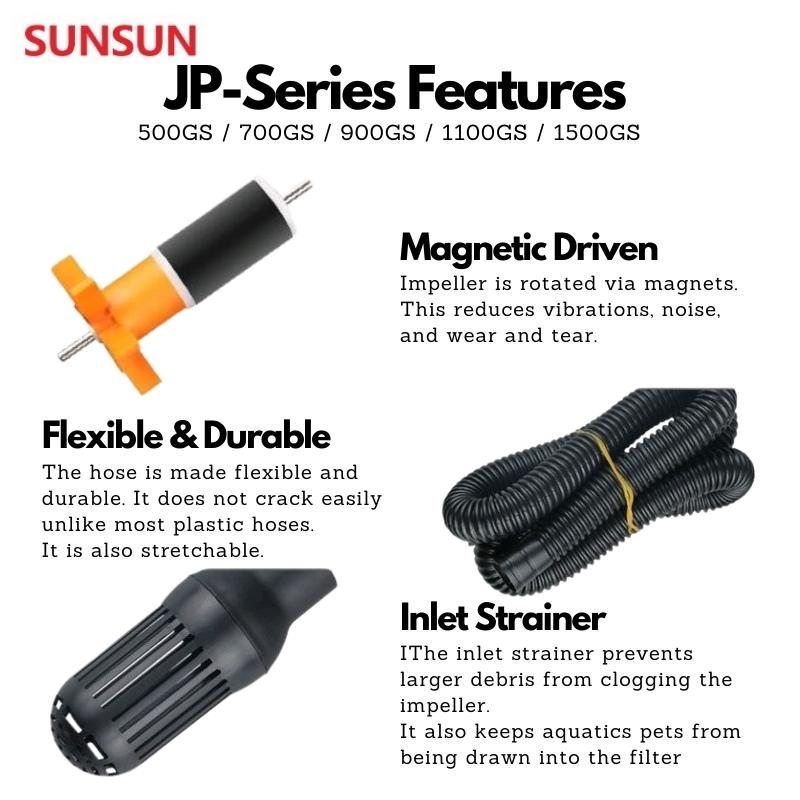 SUNSUN JP Water Pump (600 - 1600 L/Hr)