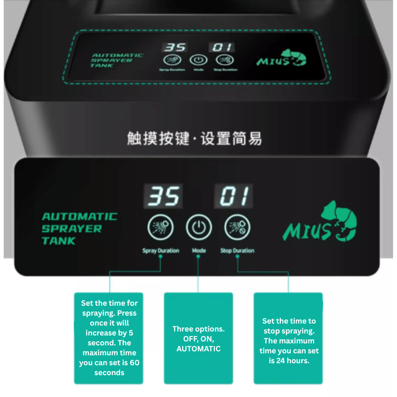 MIUS Automatic Sprayer Tank