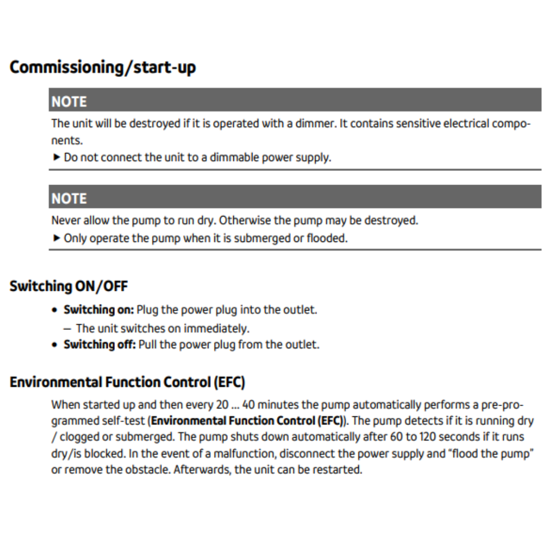 OASE AquaMax Eco Classic (2500E-17500l/h)(10m cable) (energy saving)