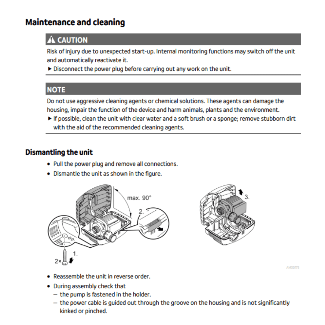 OASE AquaMax Eco Classic (2500E-17500l/h)(10m cable) (energy saving)