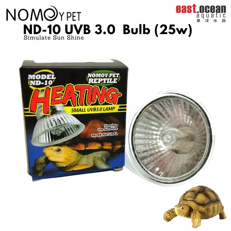 NOMOYPET ND-10 UVB 3.0 Bulb (25w/50w) - Simulate Sun Shine