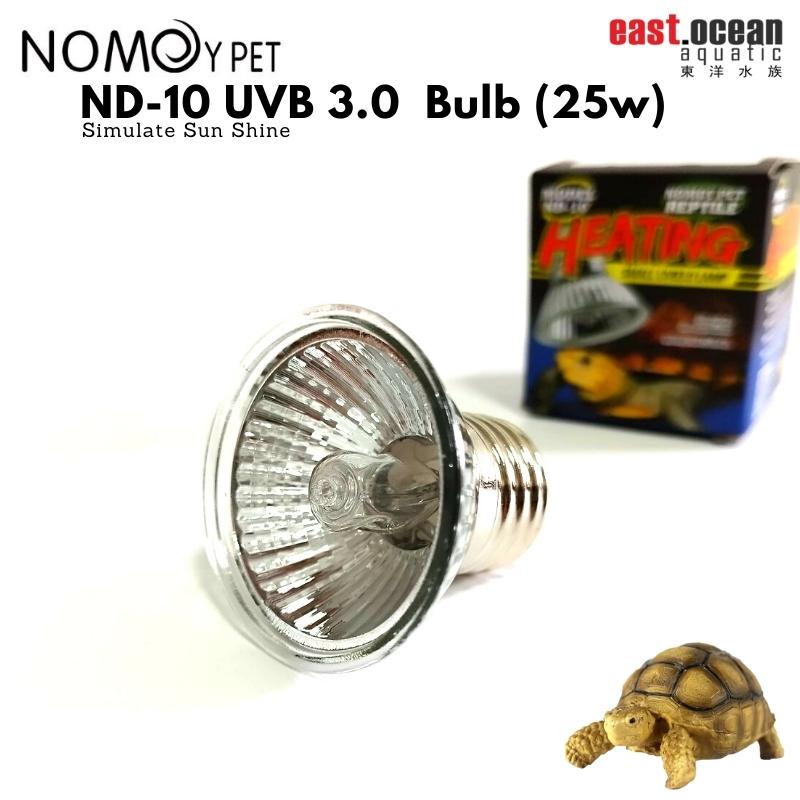 NOMOYPET ND-10 UVB 3.0 Bulb (25w/50w) - Simulate Sun Shine