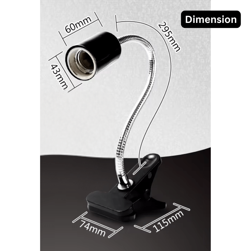 NOMOYPET NJ-10 Reptile Clamp Lamp (adjustable) - light bulb not includ