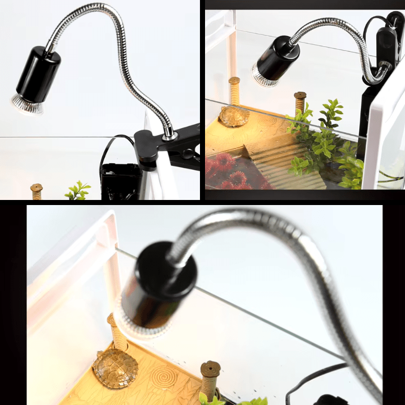NOMOYPET NJ-10 Reptile Clamp Lamp (adjustable) - light bulb not includ