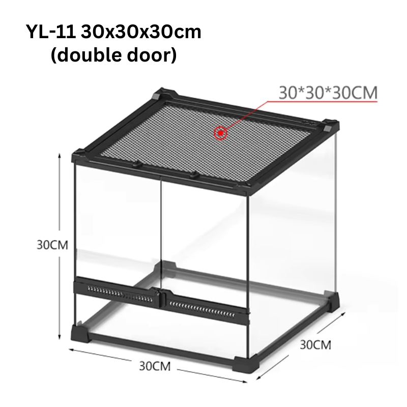 NOMOYPET YL-11/YL-10 Terrarium Tank (single/double door)