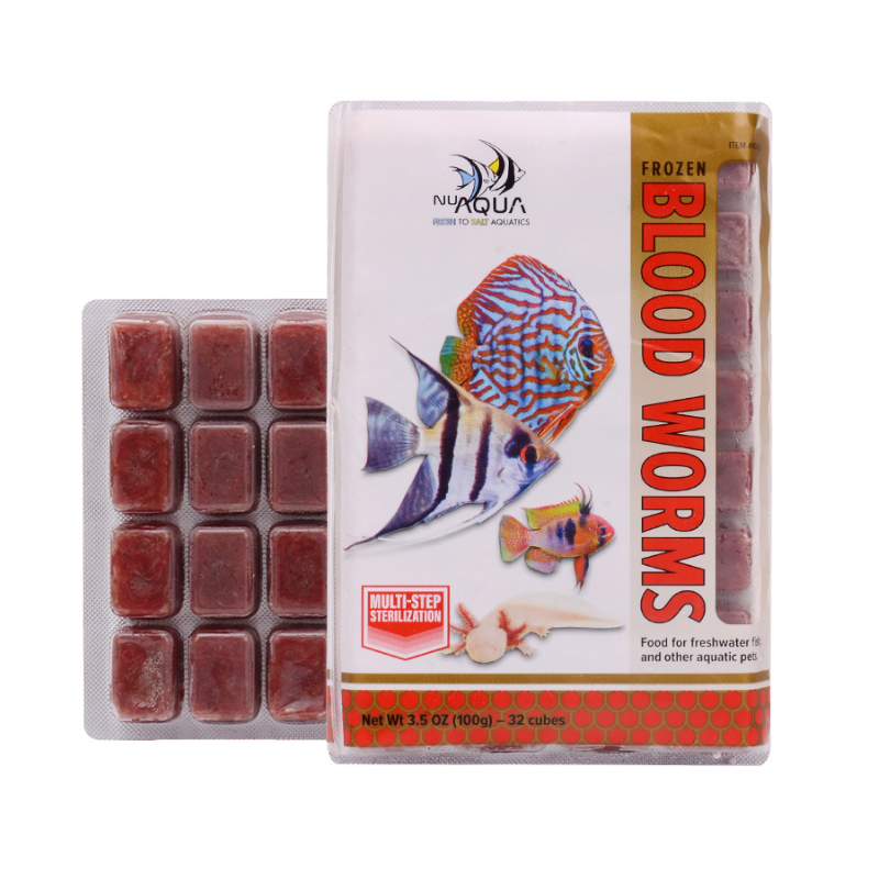 Nu Aqua Bloodworms Frozen Cube 100G