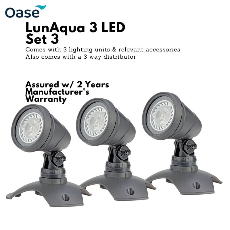OASE LunAqua 3 LED pond spotlight (Set 1 & 3)