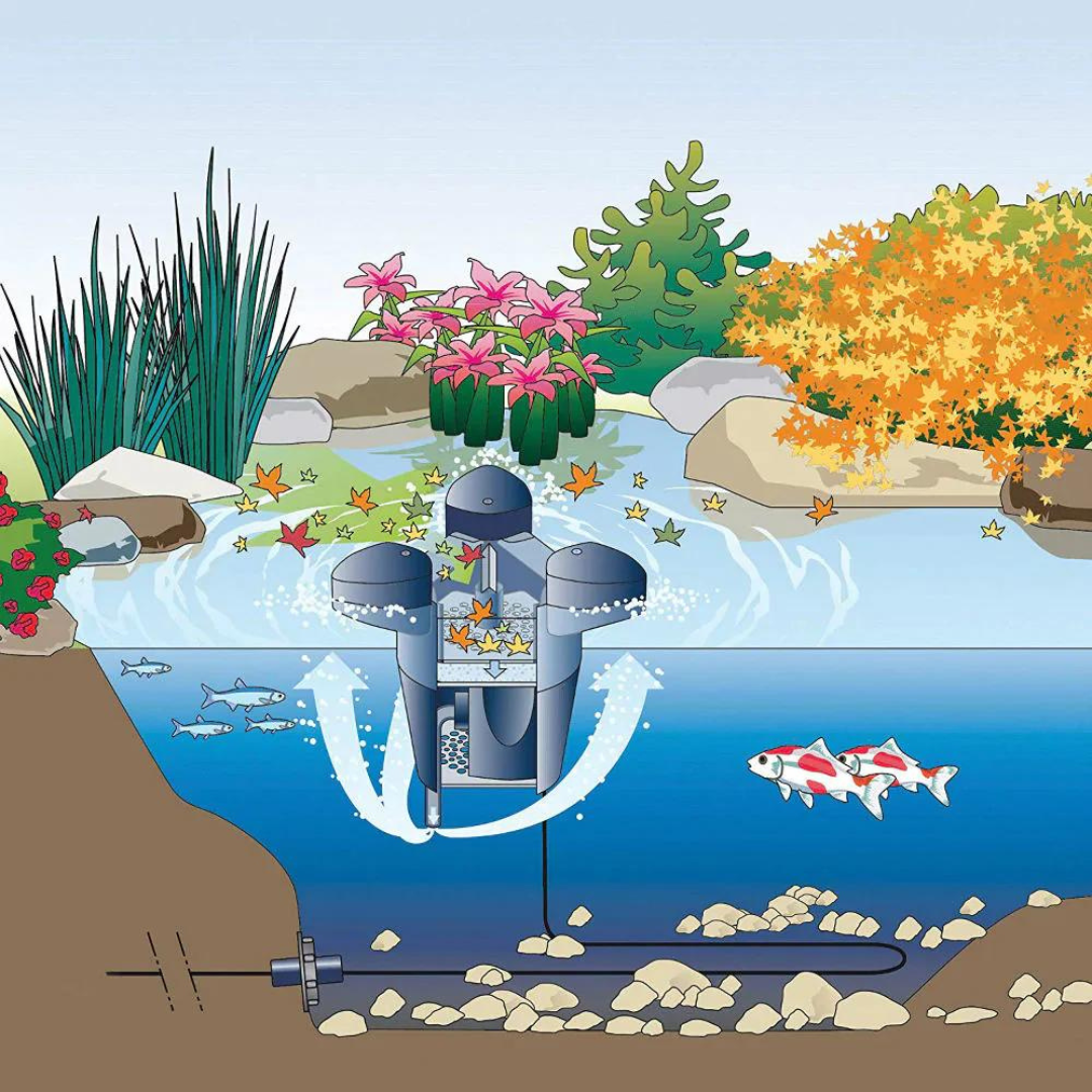 OASE SwimSkim 25 (clean pond surface)