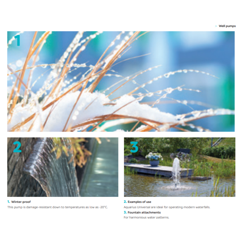 OASE Aquarius Universal Premium Fountain Pump (energy saving /10metre