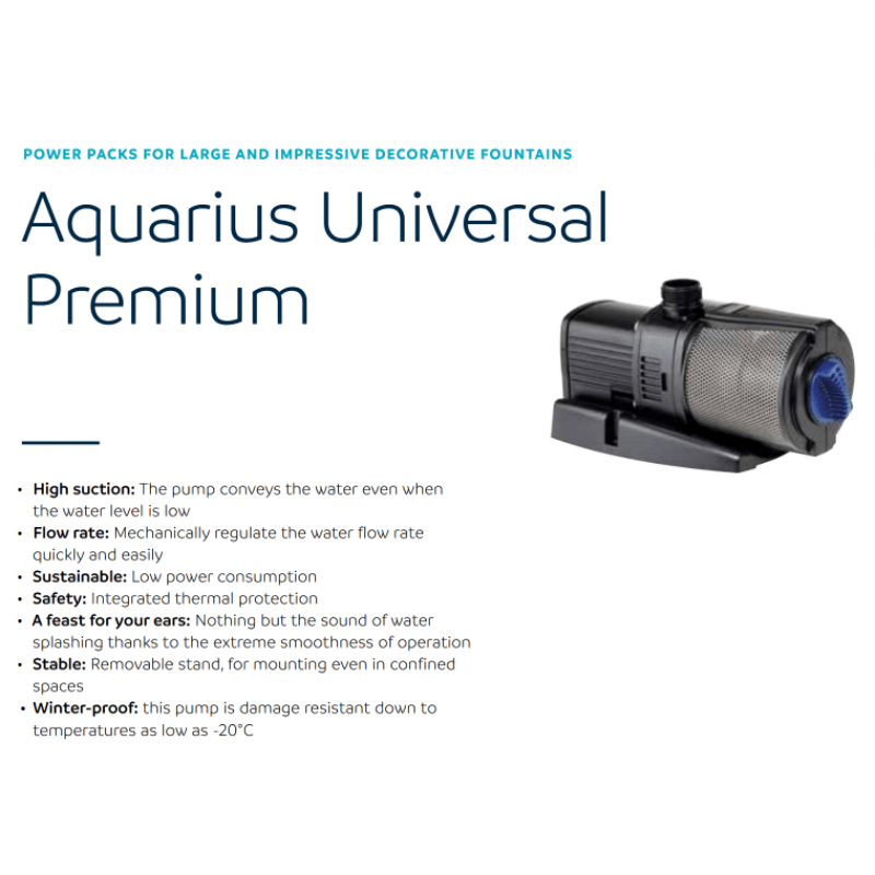 OASE Aquarius Universal Premium Fountain Pump (energy saving /10metre