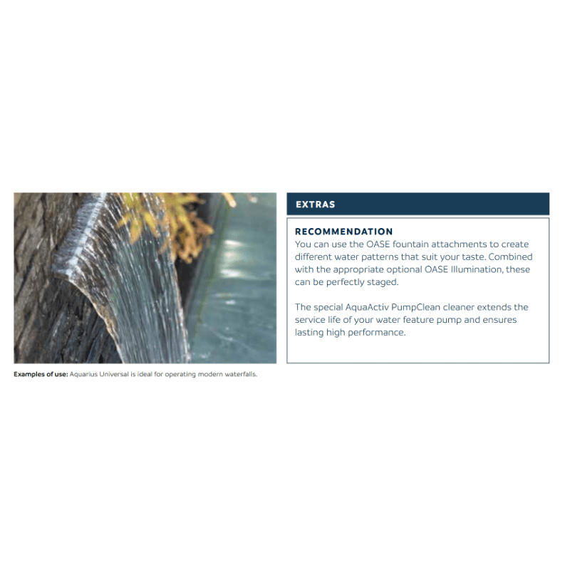 OASE Aquarius Universal Premium Fountain Pump (energy saving /10metre