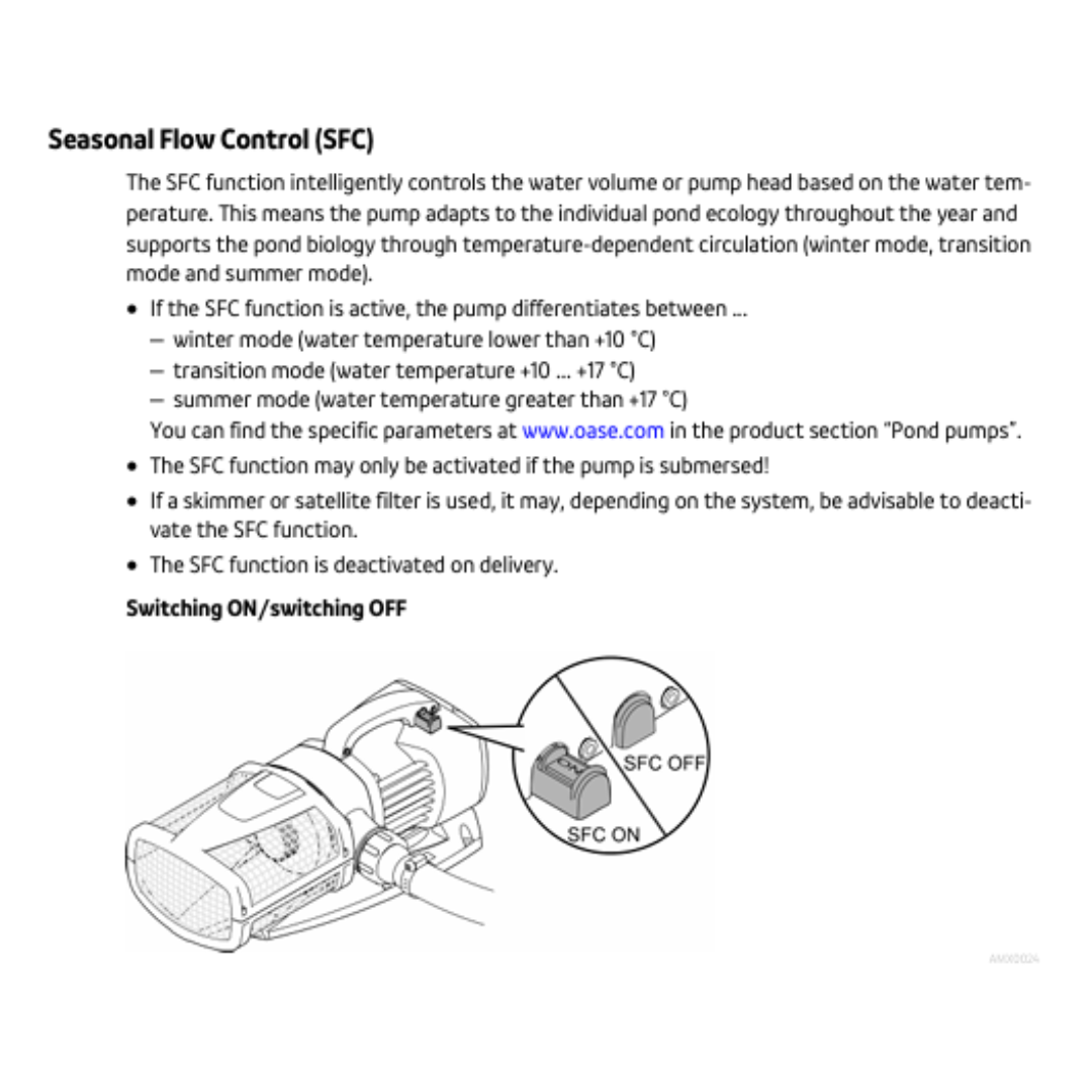 Oase AquaMax Eco Expert 21000-44000 (10m cable)