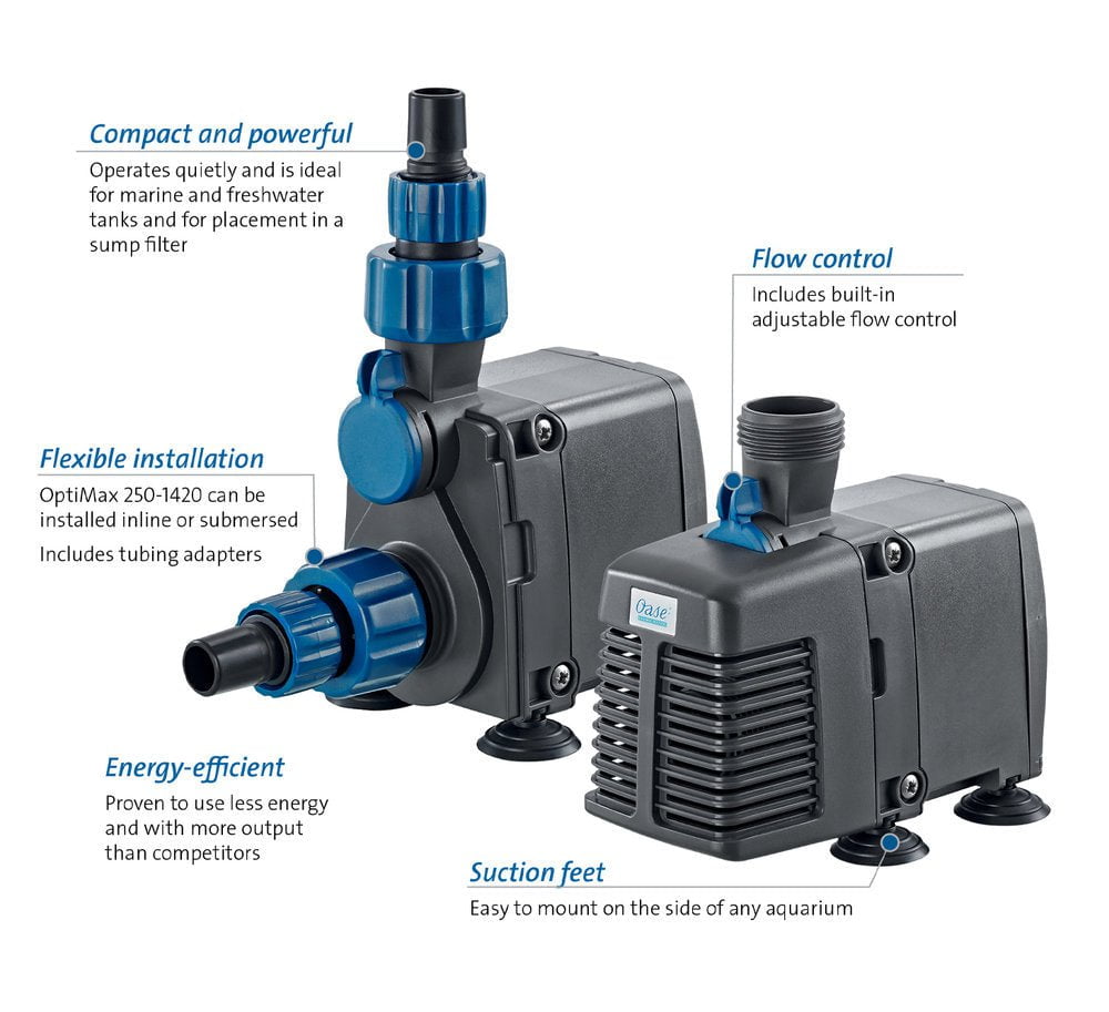 OASE OptiMax Water Pump - Ultra Silent (300 - 5000 L/Hr)