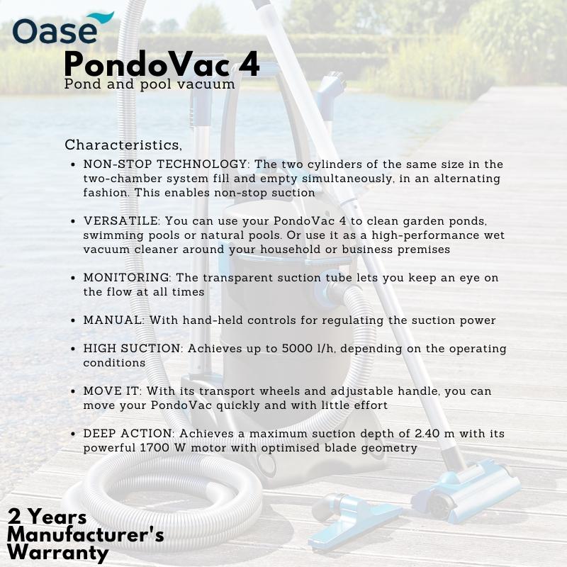OASE PondoVac 4 Pool & Pond Vacuum cleaner