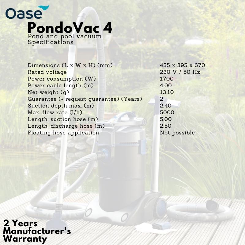 OASE PondoVac 4 Pool & Pond Vacuum cleaner
