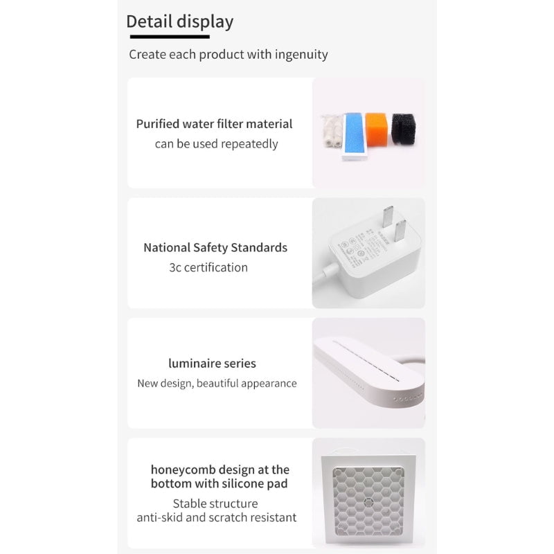 QANVEE BL-200PG Desktop Aquarium (IOS)