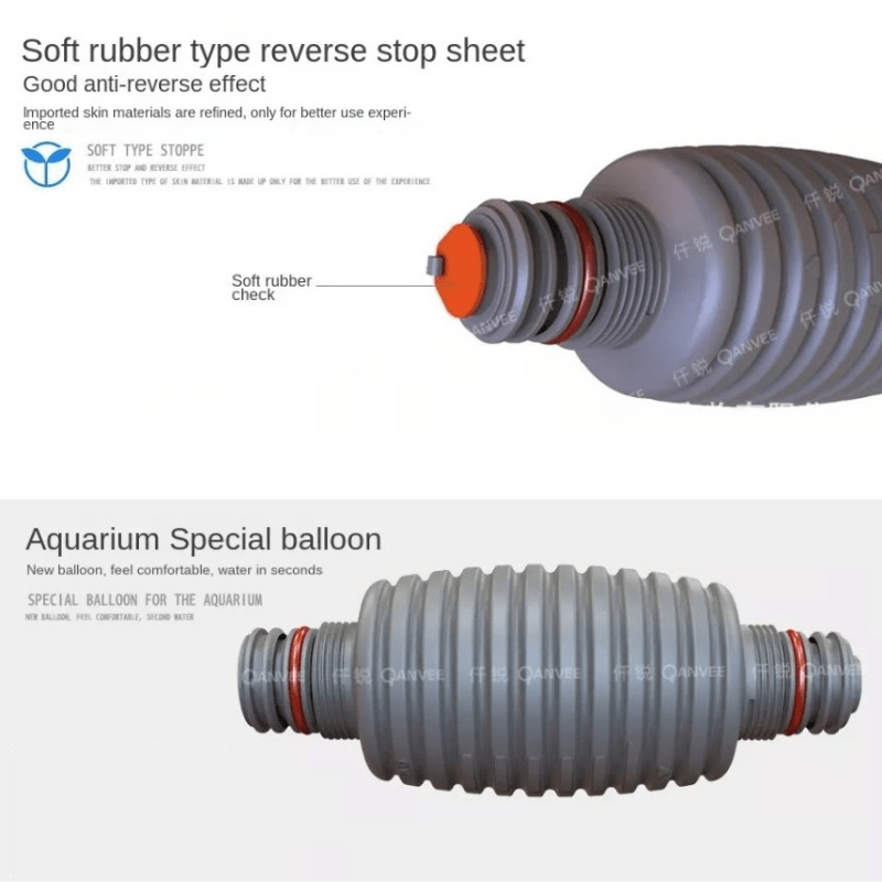 QANVEE Siphon cleaner (C-300 & C-600) & Optional Gravel Cleaner Addon