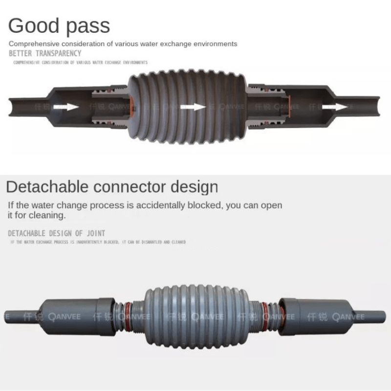 QANVEE Siphon cleaner (C-300 & C-600) & Optional Gravel Cleaner Addon