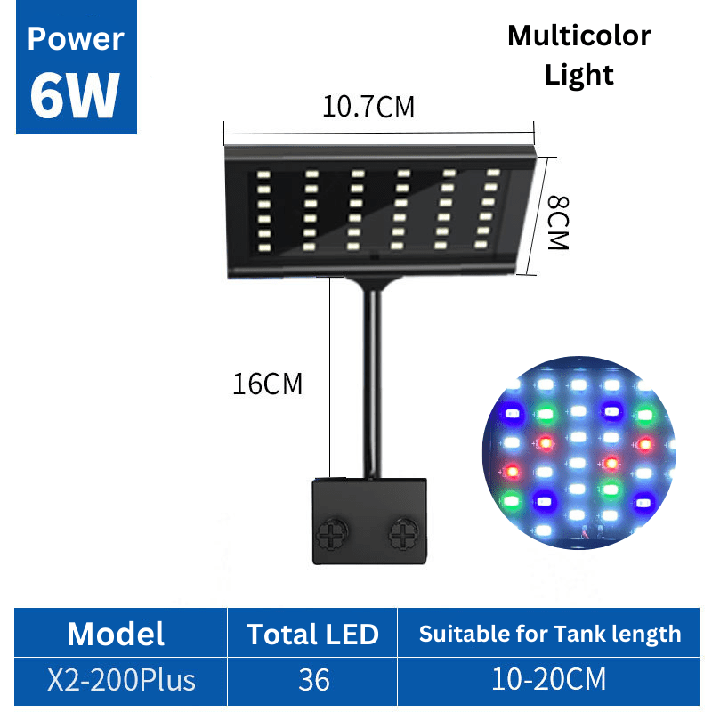 ROXIN X2-200/300/400/500 Plus Colourful Clip lamp