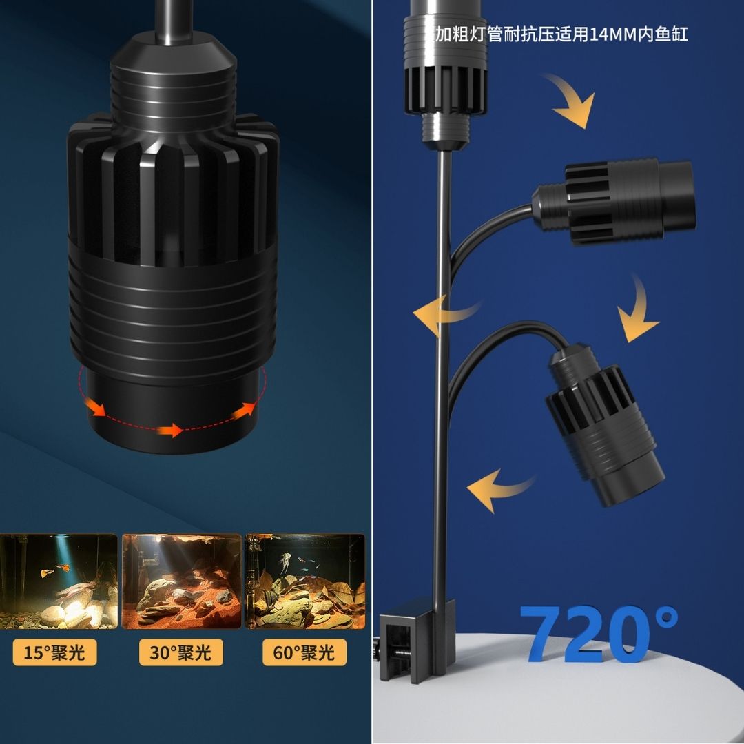 ROXIN XY7-12WW Spotlight for aquarium