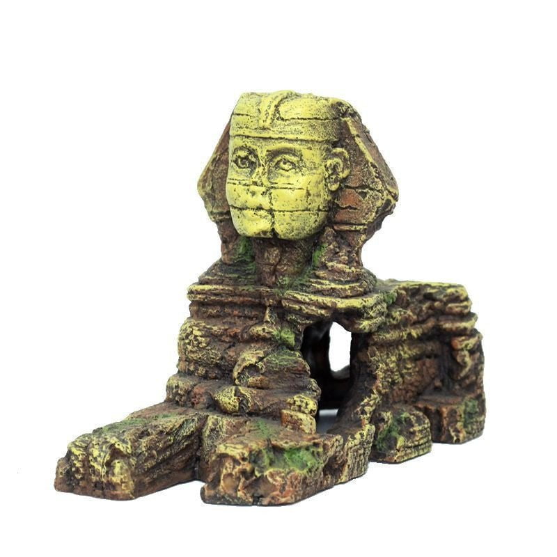 RQ22601 Great Sphinx Aquarium Decoration 21x9x14cm