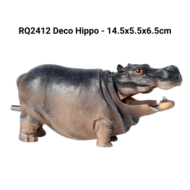 RQ2412 Hippo Aquarium Decoration