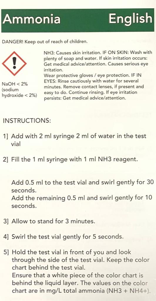 SALIFERT Ammonia Test kit for saltwater (NH4)