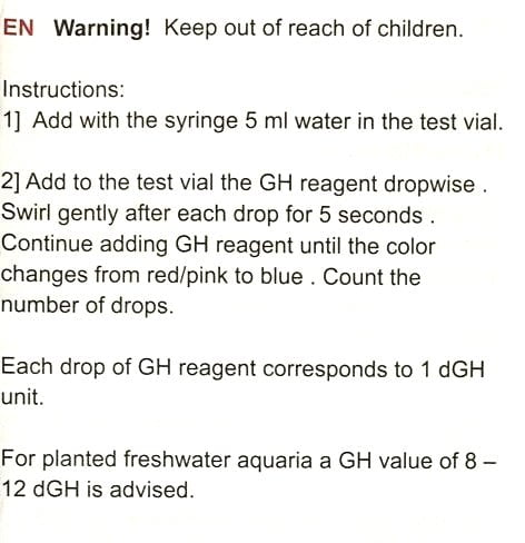 SALIFERT General Hardness Test kit for freshwater (GH)