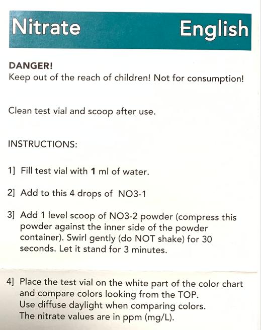 SALIFERT Nitrate Profi Test kit for saltwater (NO3)