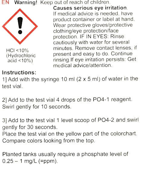 SALIFERT Phosphate Test kit for freshwater (PO4)