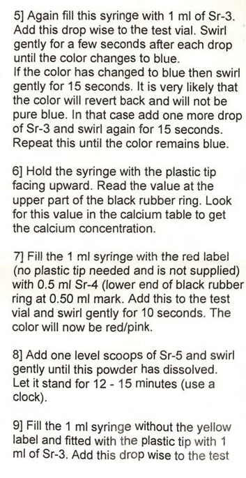 SALIFERT Strontium Profi Test kit for saltwater (Sr)